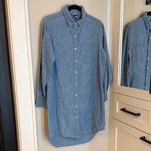The North Face Chambray Long Sleeve Shirt Dress